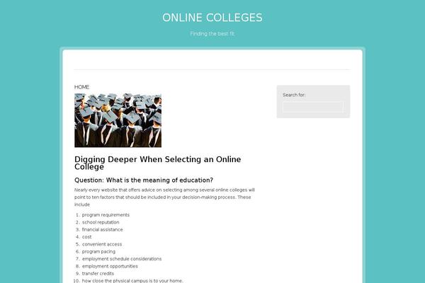 University theme site design template sample
