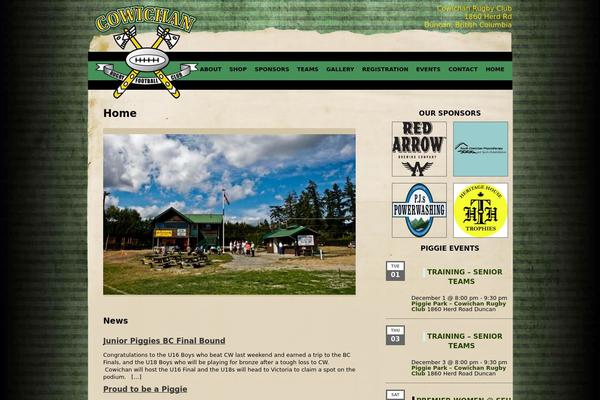 Crc theme site design template sample