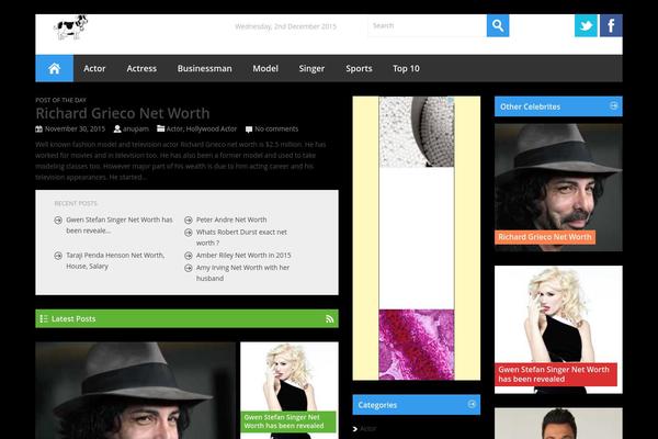 Magazine Pro theme site design template sample