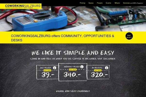 Cws theme site design template sample