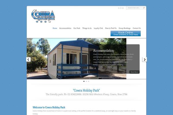 cowraholidaypark.com.au site used Chameleon Child