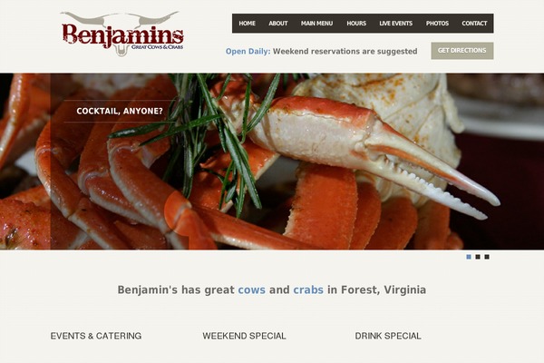 Feast theme site design template sample