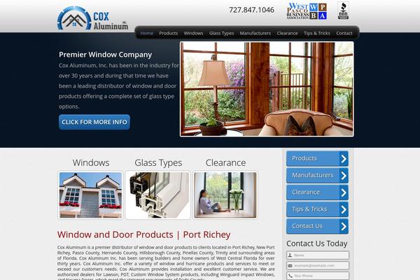coxaluminum.com site used 16