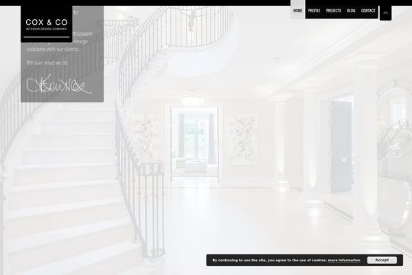 Vernissage theme site design template sample