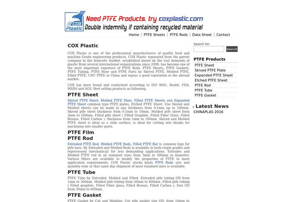 coxplastic.com site used Coxplastic