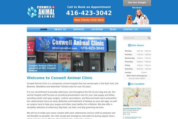 coxwellvet.com site used Vetstrategy