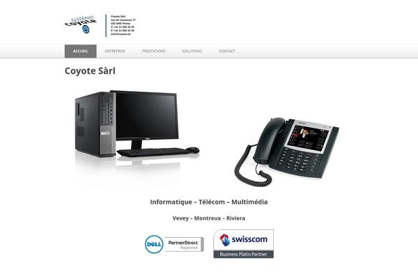 Silver Blue theme site design template sample