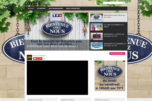 Network theme site design template sample