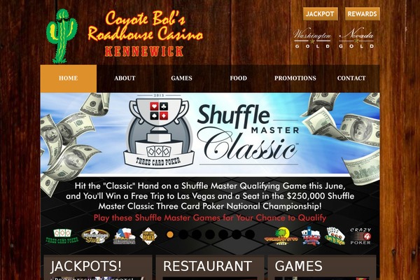 coyotebobscasino.com site used Theme1910
