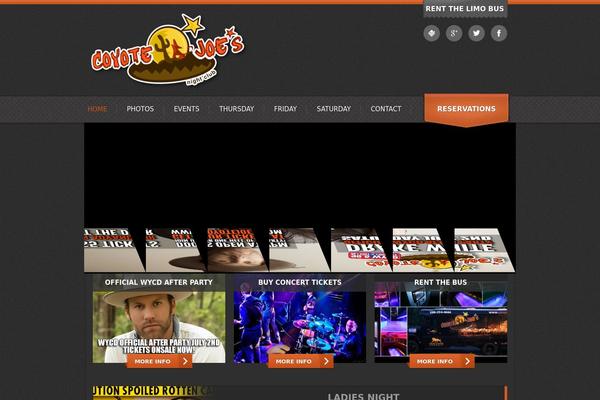 Bistro theme site design template sample