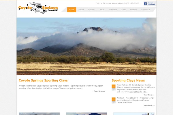 Coyote theme site design template sample