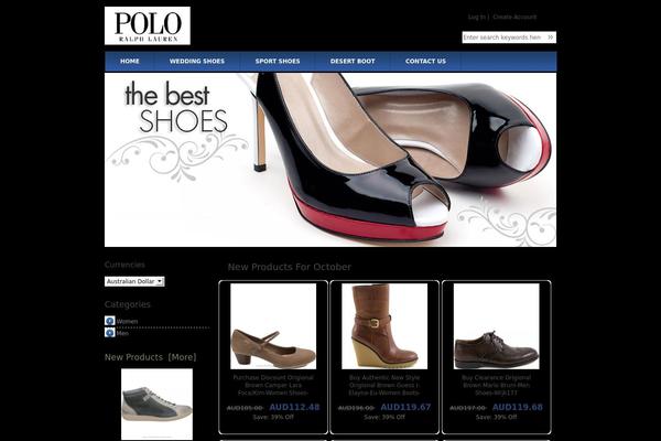 Master theme site design template sample