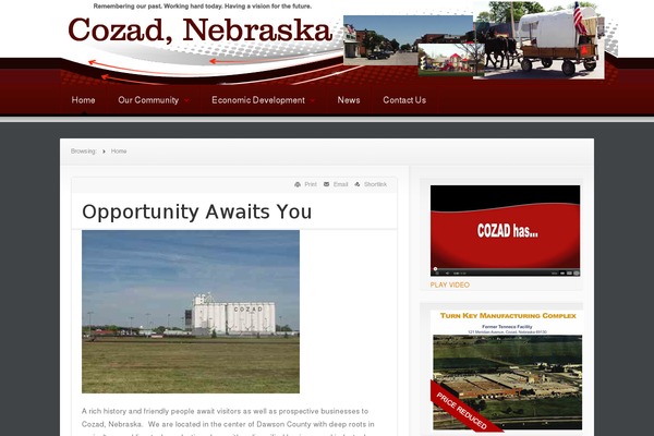 News theme site design template sample