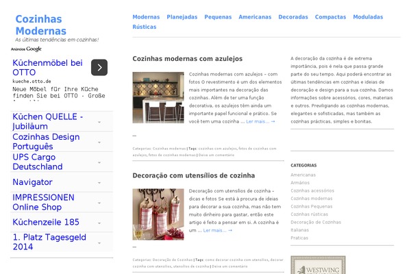 Ari theme site design template sample