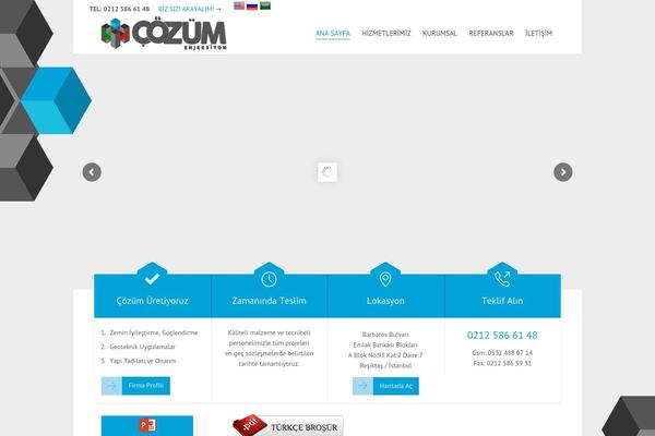 Site using Vamtam-push-menu plugin