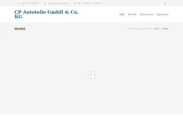Cp theme site design template sample