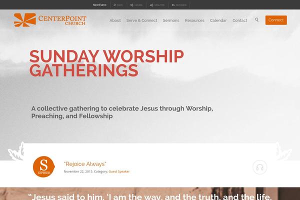 Church and Event theme site design template sample