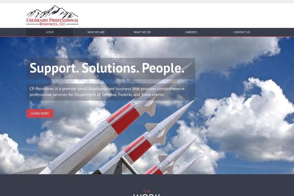 Cp theme site design template sample