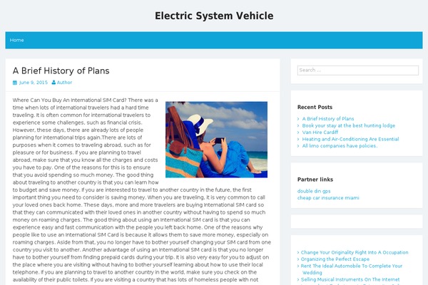 Simple Life theme site design template sample