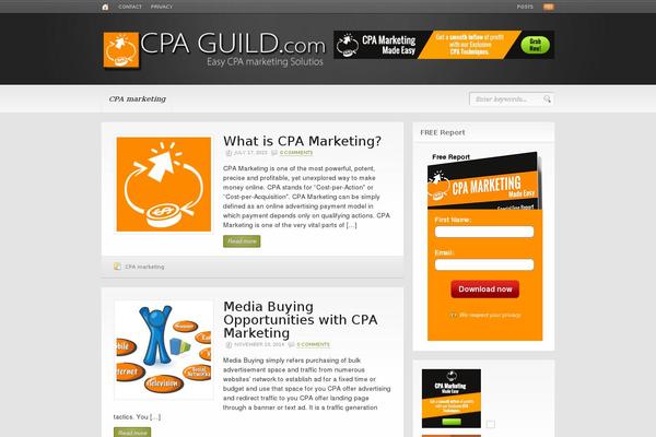Headlines theme site design template sample