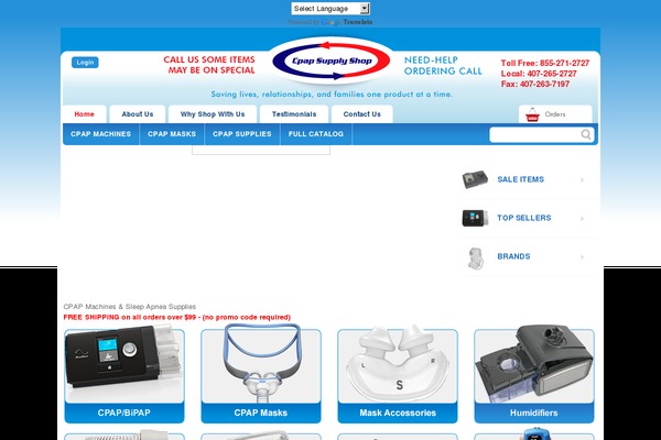 cpap WordPress theme, websites list used cpap theme cpap theme websites examples