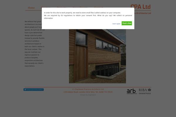 Cpa theme site design template sample