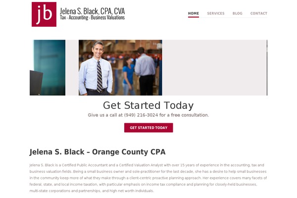Vanguard theme site design template sample