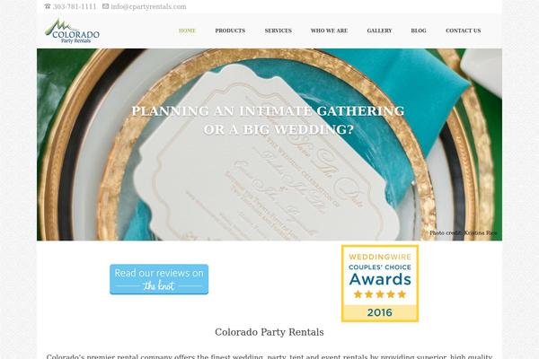 Jupiter theme site design template sample