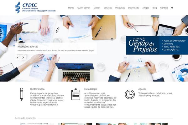 Meteor theme site design template sample
