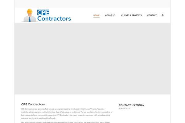 Constructo theme site design template sample