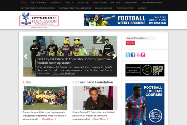 Magazine theme site design template sample