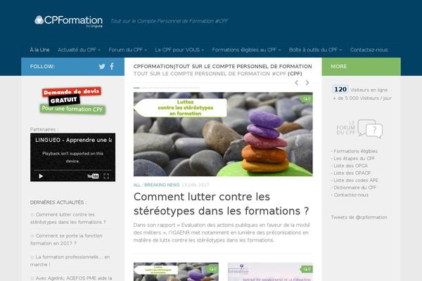 cpformation.com site used VisualBlogger