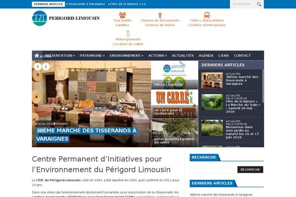 NanoMag theme site design template sample