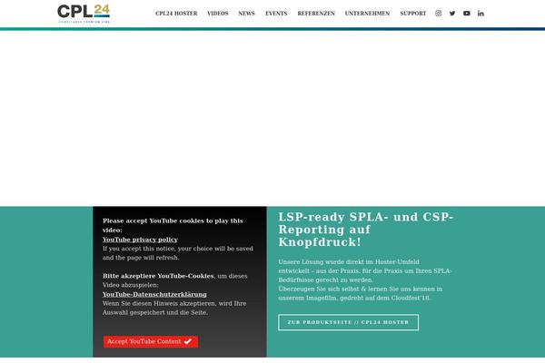 Stockholm Child theme site design template sample