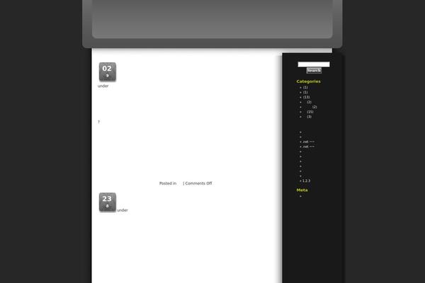 Charisma theme site design template sample