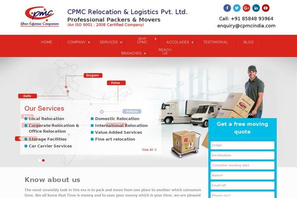 cpmcindia.com site used Cpmc-theme