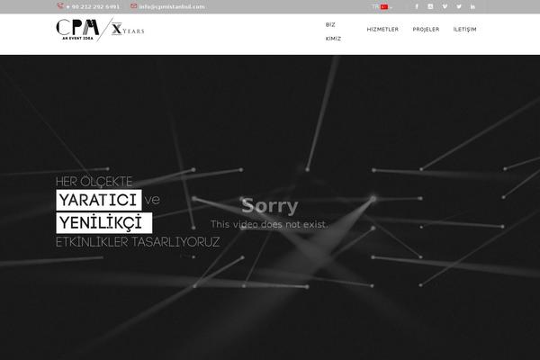 Cpm theme site design template sample