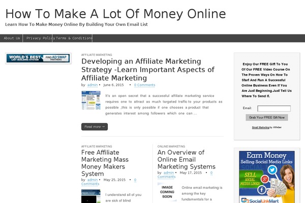 cpmoneymaker.net site used Pure Line
