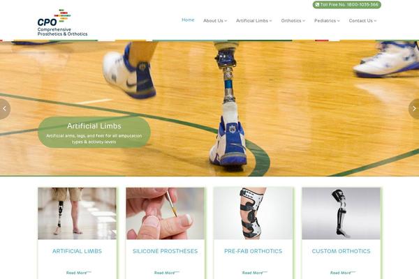 Site using Image slider with description plugin