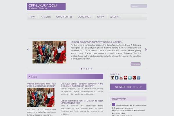 Grandmagazine theme site design template sample