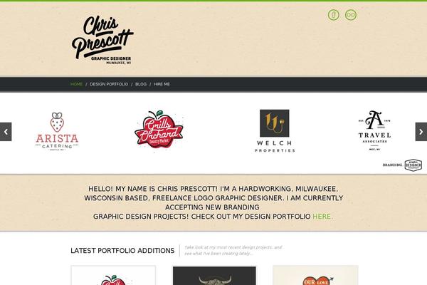 CONTRAST theme site design template sample