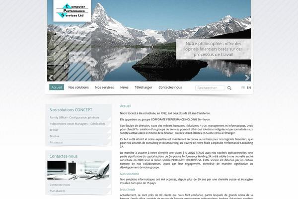 Cps theme site design template sample