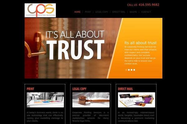 Cps theme site design template sample