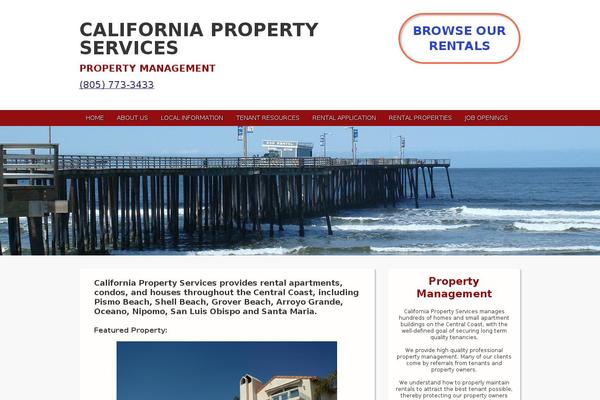 Modern Estate theme site design template sample
