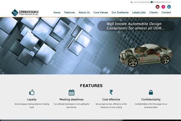 Site using Magee Shortcodes plugin