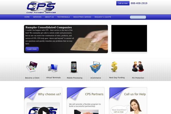 Cps theme site design template sample