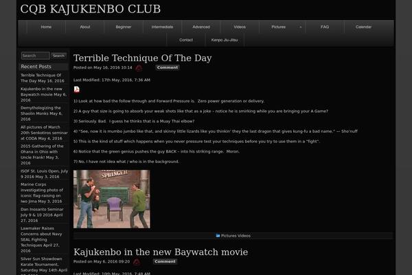 Site using Awesome Flickr Gallery plugin