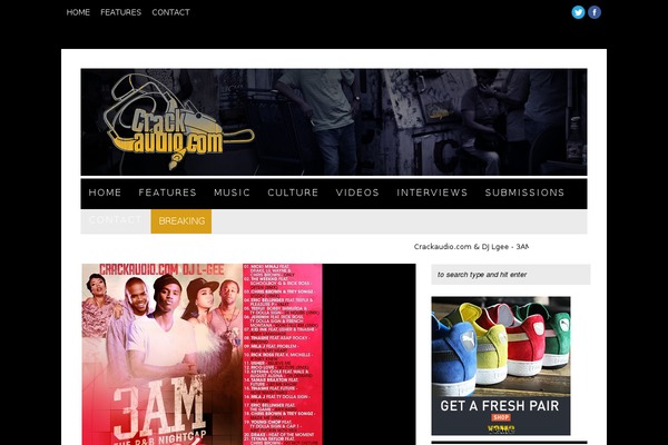 Hades theme site design template sample