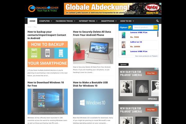 NewsMag theme site design template sample