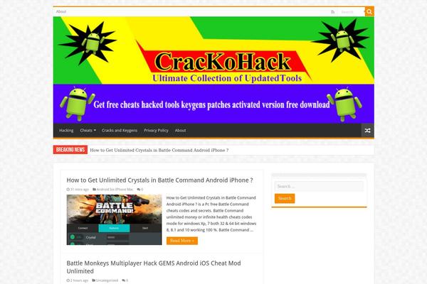 Sahifa theme site design template sample